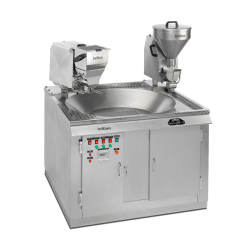 INBLAN - Friteuse à churros et beignets sur pieds électrique - digitale - gaz - Cuve cylindrique