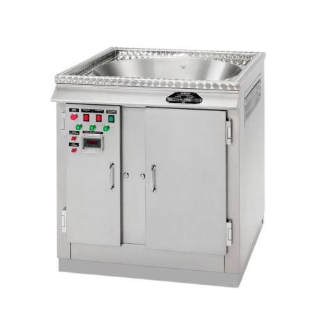 INBLAN - Friteuse à churros et beignets sur pieds électrique - digitale - gaz - Cuve cylindrique