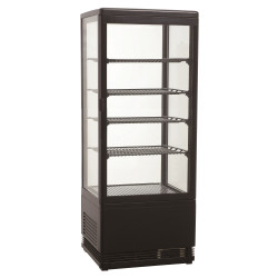 VITRINE RÉFRIGÉRATÉE 98L NOIR