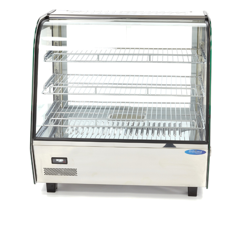 MAXIMA - VITRINE CHAUFFANTE DELUXE 3 ÉTAGES - L68 CM  120 LITRES