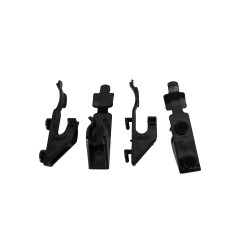 SET 4 CLIPS NOIR POUR...