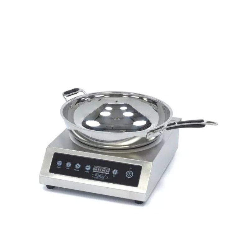 Plaque à induction wok-encastrable 3,6 kW, touches tactiles - Le Shopping  du Chef