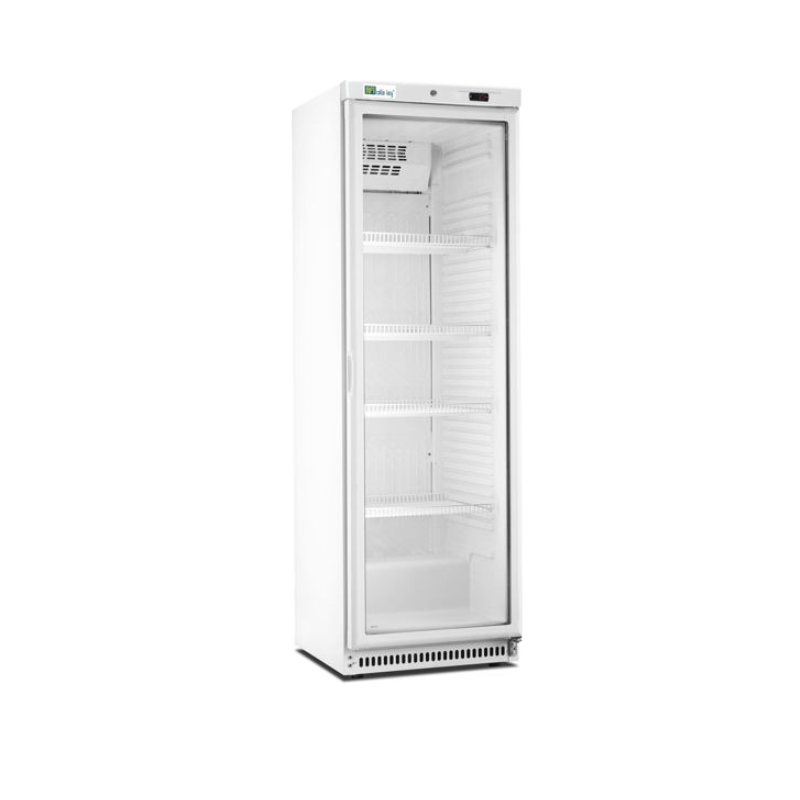 ARMOIRE RÉFRIGÉRÉE  POSITIVE VENTILÉE  - PORTE  VITRÉE - SKINPLATE - 308 litres