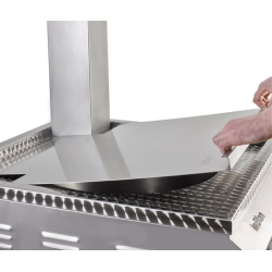 INBLAN - Friteuse à churros et beignets sur pieds électrique - digitale - gaz - Cuve cylindrique