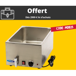 OFFERT - BAIN-MARIE AVEC ROBINET DE VIDANGE