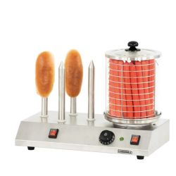 CASSELIN - APPAREIL À HOT-DOG ÉLECTRIQUE 4 PLOTS