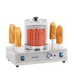CASSELIN - MACHINE À HOT DOG 4 PLOTS CHAUFFANTS