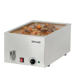 CASSELIN - BAIN-MARIE AVEC ROBINET DE VIDANGE GN 1/1