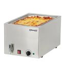CASSELIN - BAIN-MARIE AVEC ROBINET DE VIDANGE GN 1/1 - 200 MM