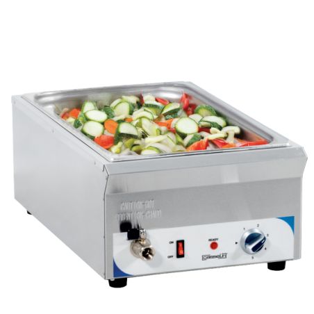 CASSELIN - BAIN-MARIE AVEC ROBINET DE VIDANGE GN 1/1 - 100 MM