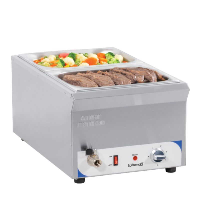 CASSELIN - BAIN-MARIE AVEC ROBINET DE VIDANGE GN 1/1 - 150 MM
