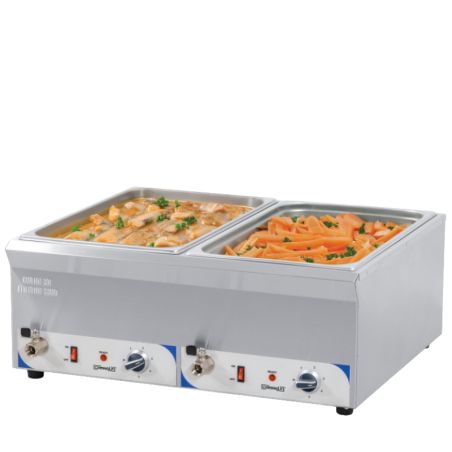 CASSELIN - DOUBLE BAIN-MARIE AVEC ROBINET DE VIDANGE GN 1/1 - 150 MM