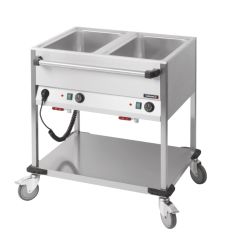 CASSELIN - CHARIOT BAIN-MARIE À EAU 2 X GN 1/1