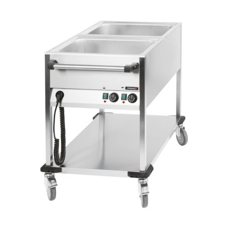 CASSELIN - CHARIOT BAIN-MARIE À EAU 2 X GN 1/1