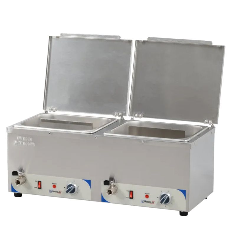 CASSELIN - BAIN-MARIE À EAU CHAUFFE-SAUCISSES DOUBLE