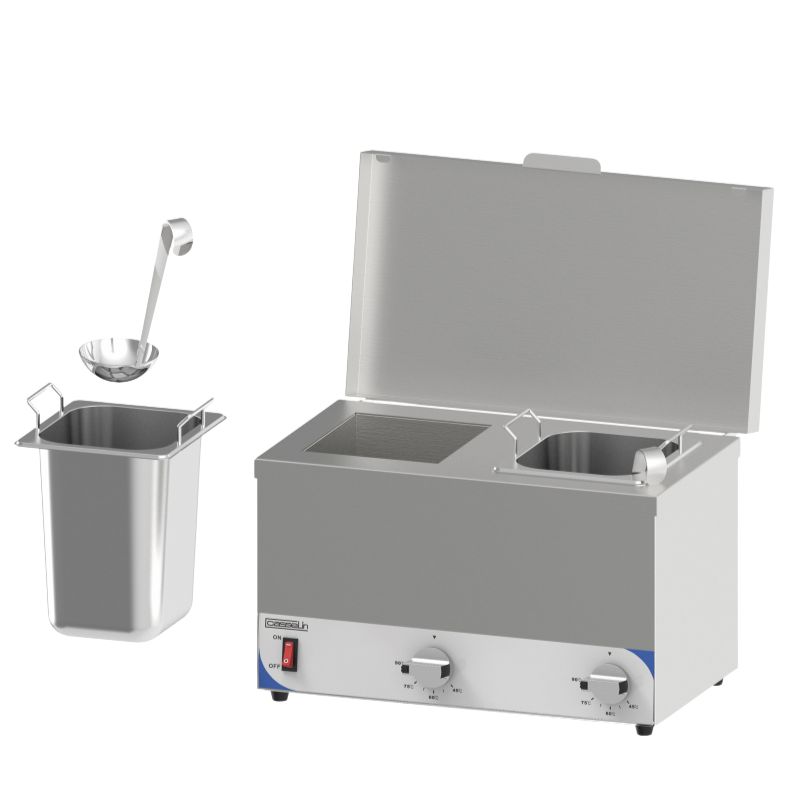 CASSELIN - BAIN-MARIE À SAUCE COMPACT 2 CUVES