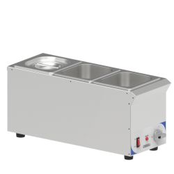 CASSELIN - BAIN-MARIE À SAUCE 3 X GN 1/6 COMPACT
