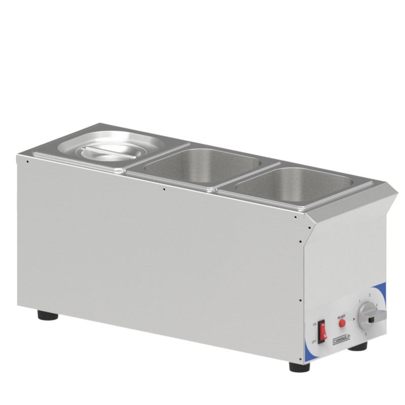 CASSELIN - BAIN-MARIE À SAUCE 3 X GN 1/6 COMPACT