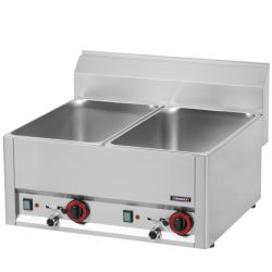 CASSELIN - DOUBLE BAIN-MARIE GN 1/1 AVEC VANNES DE VIDANGE 66 ligne 600