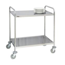 CASSELIN - CHARIOT EN INOX 2 PLATEAUX