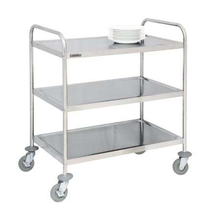 CASSELIN - CHARIOT EN INOX 3 PLATEAUX