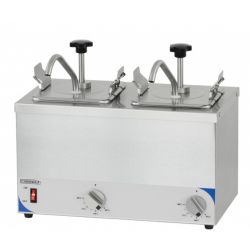 POMPE À SAUCE CHAUFFANTE DOUBLE