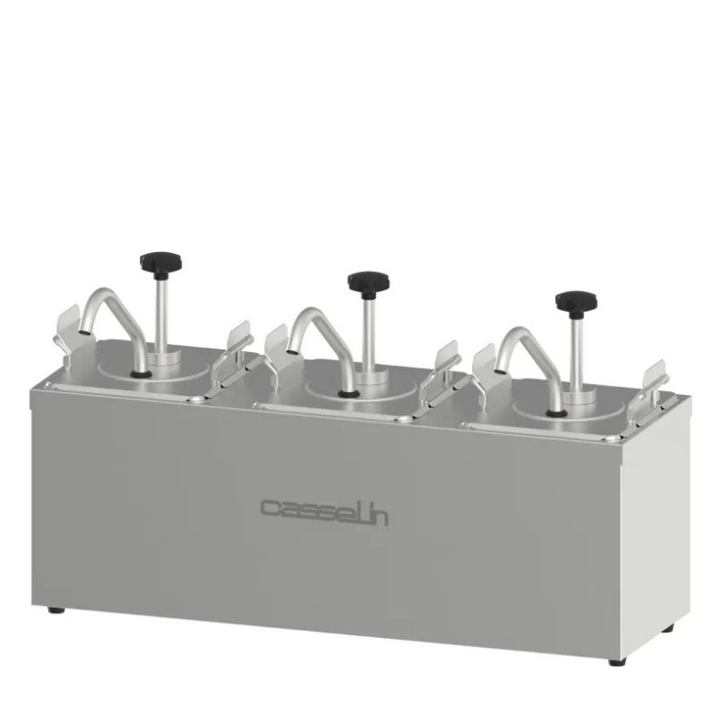 POMPE À SAUCE NEUTRE TRIPLE