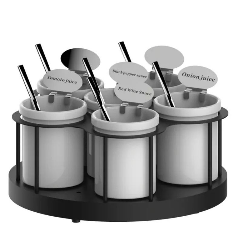 SUPPORT À SAUCES ROTATIF