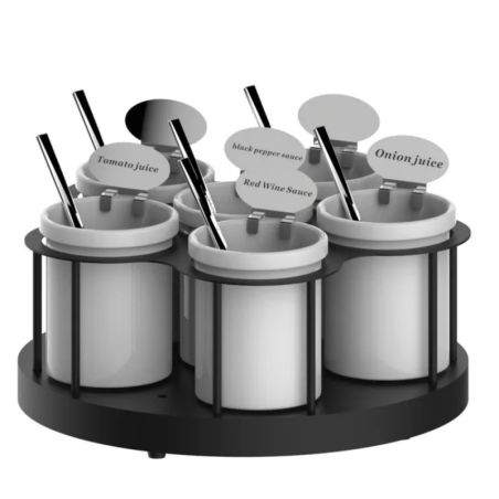 SUPPORT À SAUCES ROTATIF