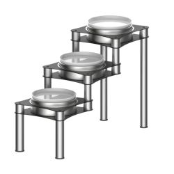 PRÉSENTOIR BUFFET RÉFRIGÉRÉ EUTECTIQUE 3 T - NENA