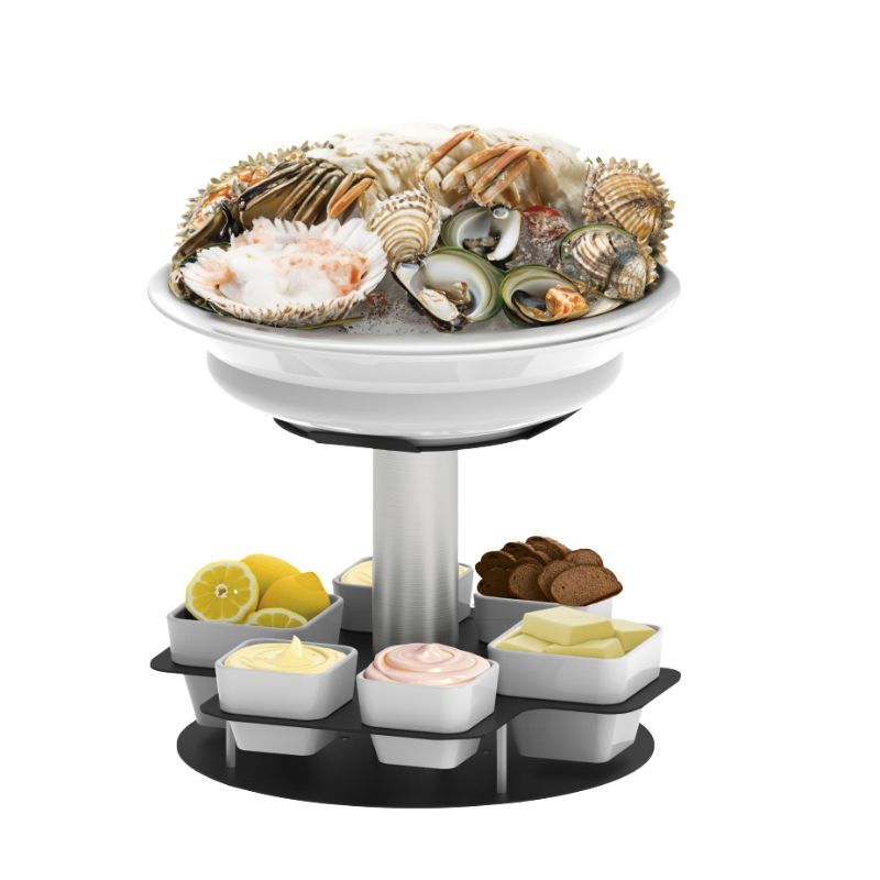 PRÉSENTOIR À FRUITS DE MER ROTATIF 2 FULY