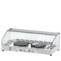 PLAN DE TRAVAIL DOUBLE POUR CRÊPIÈRES