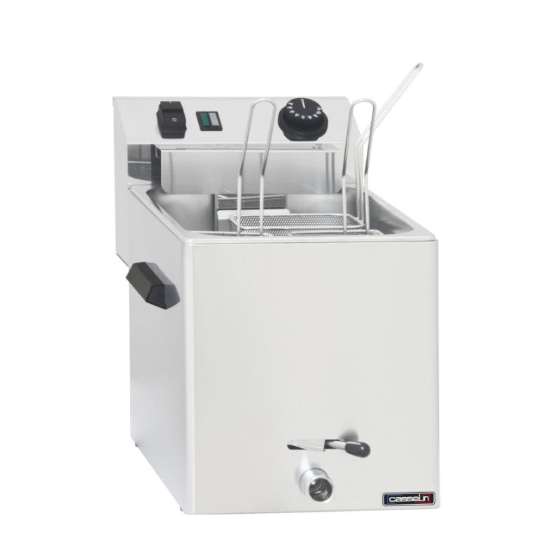 CUISEUR À PÂTES ÉLECTRIQUEAVEC VANNE DE VIDANGE - 3 PANIERS