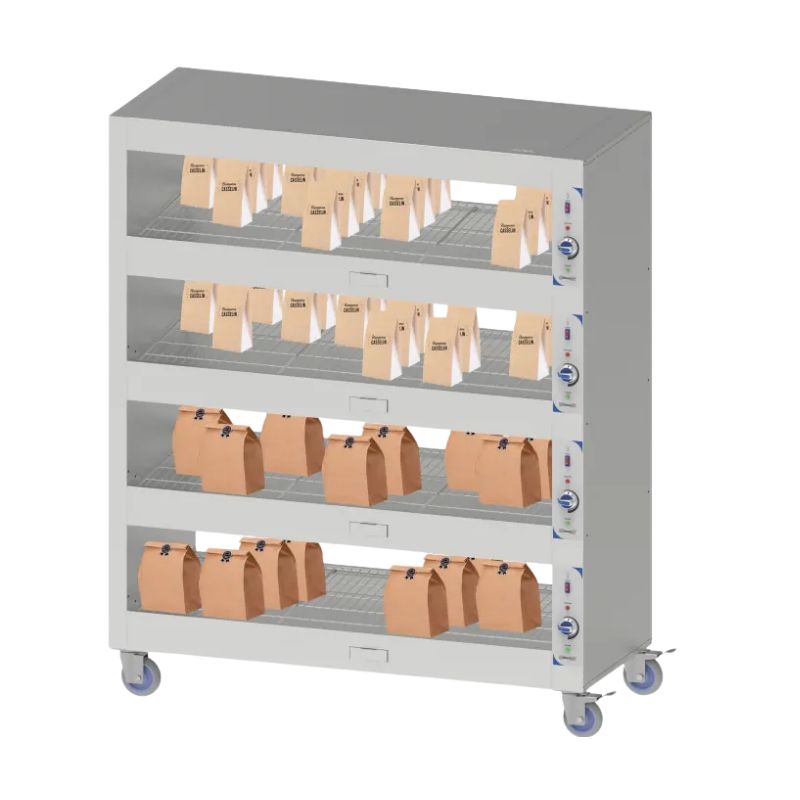 ETAGÈRE CHAUFFANTE MOBILE 100