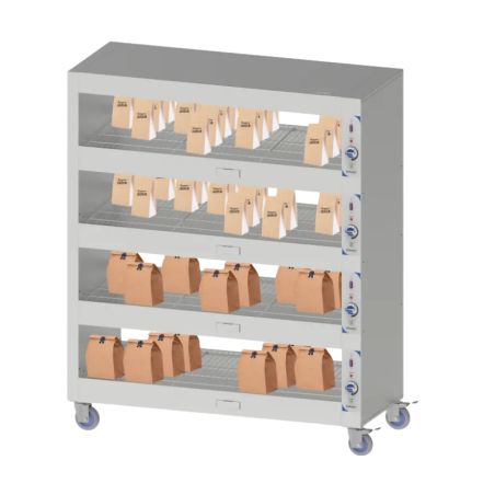 ETAGÈRE CHAUFFANTE MOBILE 100
