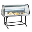 CASSELIN - VITRINE RÉFRIGÉRÉE DE MARCHÉ 256L SUR CHARIOT