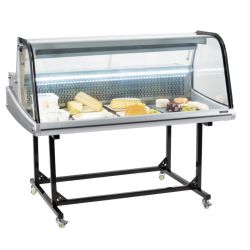 CASSELIN - VITRINE RÉFRIGÉRÉE DE MARCHÉ 256L SUR CHARIOT