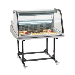 CASSELIN - VITRINE RÉFRIGÉRÉE DE MARCHÉ 175L SUR CHARIOT