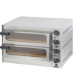 Four à pizza 2 chambres électrique 410 x 370 x 90 mm