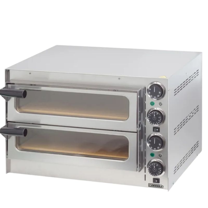 Four à pizza 2 chambres électrique 410 x 370 x 90 mm
