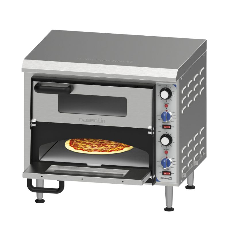 FOUR À PIZZA ÉLECTRIQUE 2 CHAMBRES 35 CM