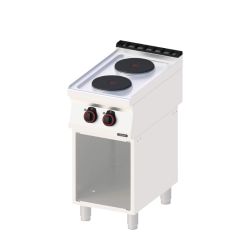 FOURNEAU ÉLECTRIQUE 2 FEUX AVEC SOUBASSEMENT 40