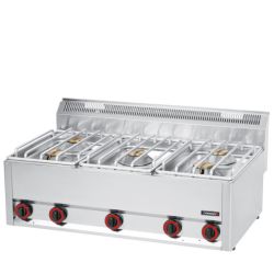 FOURNEAU GAZ À POSER 5 FEUX L 99