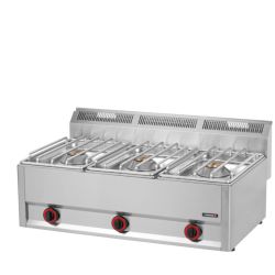 FOURNEAU GAZ À POSER 3 FEUX 99