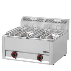 FOURNEAU GAZ À POSER 2 FEUX HP 66