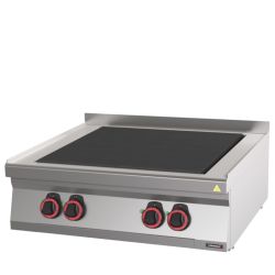 FOURNEAU ÉLECTRIQUE À POSER 4 PLAQUES COUP DE FEU 80