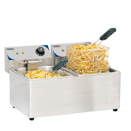 FRITEUSE ÉLECTRIQUE 2 X 8 LITRES