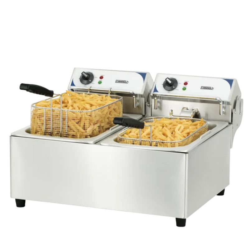 FRITEUSE ÉLECTRIQUE 2 X 7 LITRES