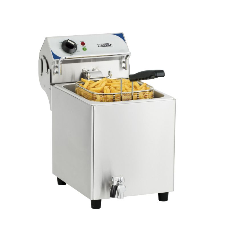 FRITEUSE ÉLECTRIQUE AVEC VANNE DE VIDANGE 7 LITRES