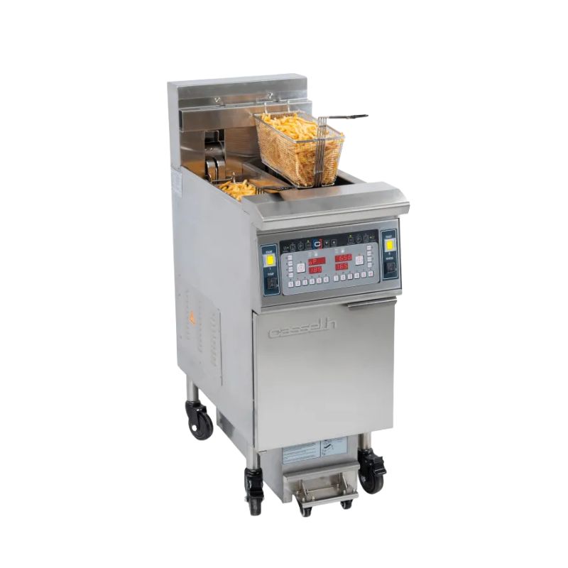 FRITEUSE ÉLECTRIQUE AVEC FILTRATION 2 X 12 LITRES 17KW